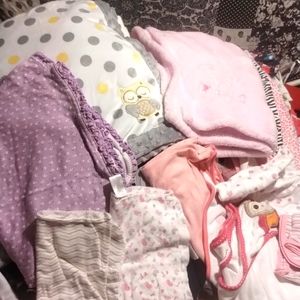 Set of 10 baby blankets